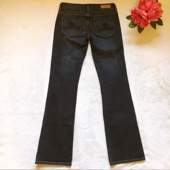 Seven7 Premium Boot Cut Dark Wash Jeans - Picture 4 of 5